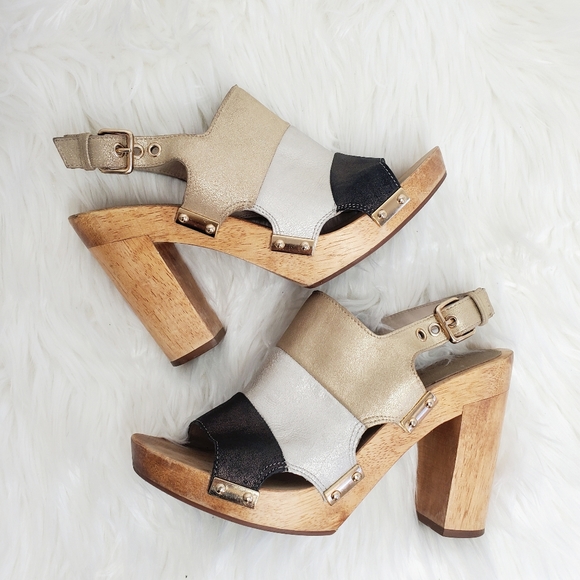 Trina Turk | Pasadena Wooden Block Heels - Picture 12 of 13